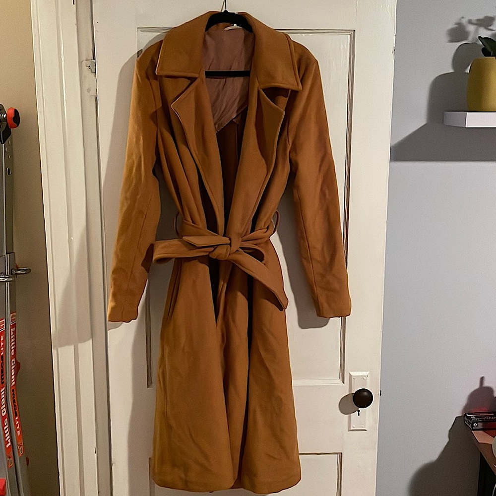 FREE PEOPLE belted coat